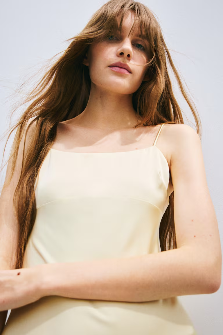 Lace-up Detail Maxi Dress